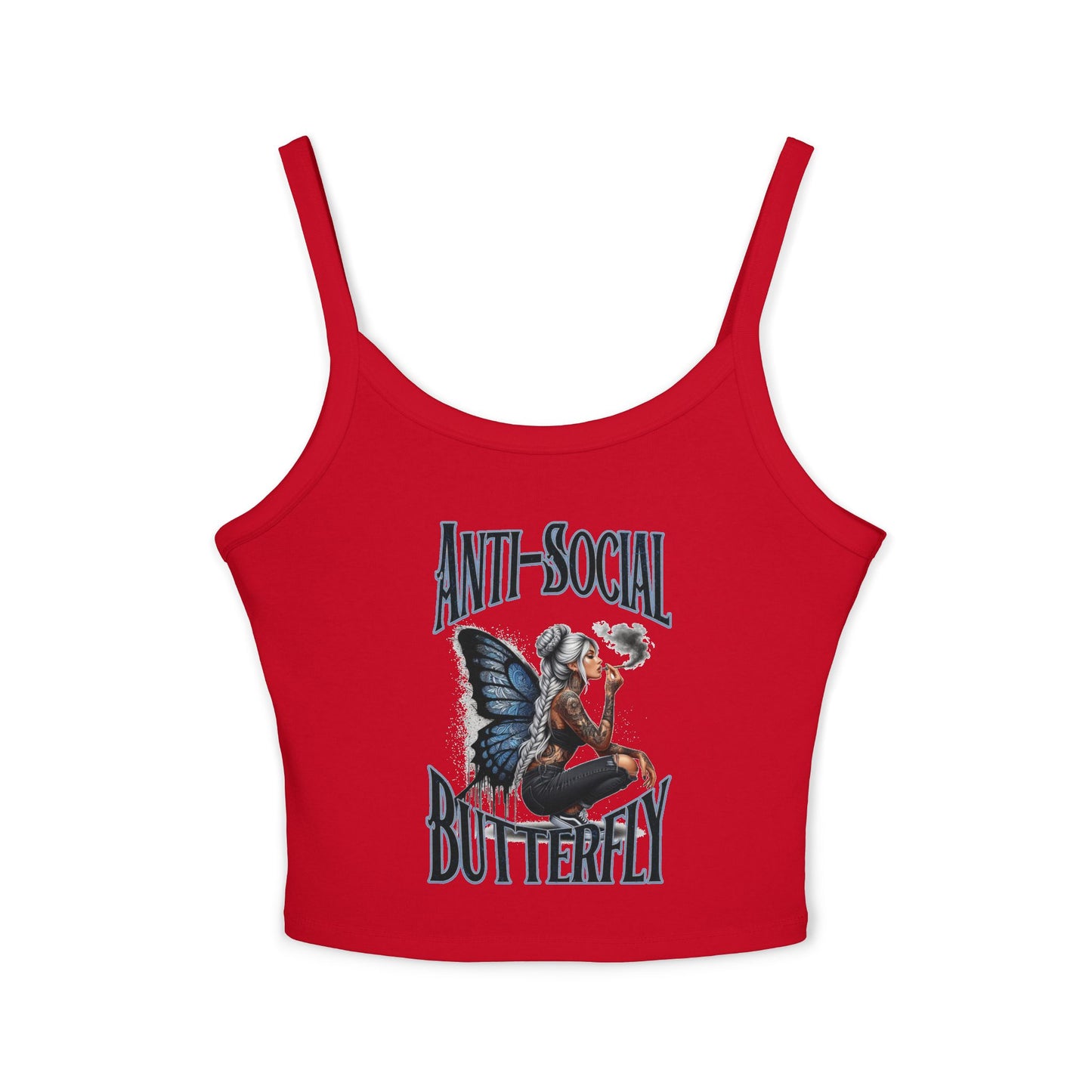 Anti Social Strap Tank Top Urban Baba