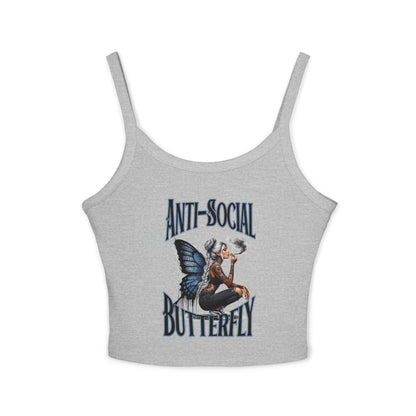 Anti Social Strap Tank Top Urban Baba