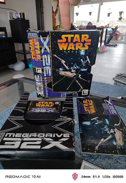 Sega 32X: STAR WARS ARCADE - CIB - Seltene Papp-OVP!