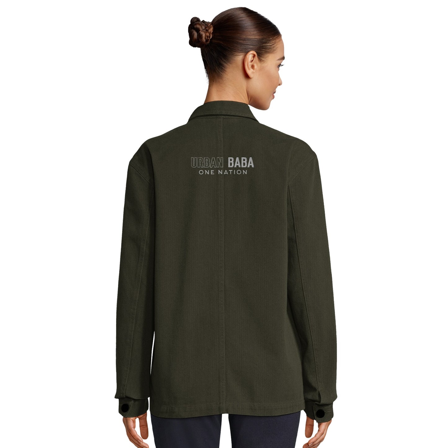 Bio-Jacke mit Stickerei