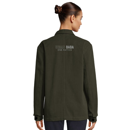 Bio-Jacke mit Stickerei