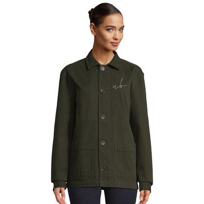 Bio-Jacke mit Stickerei