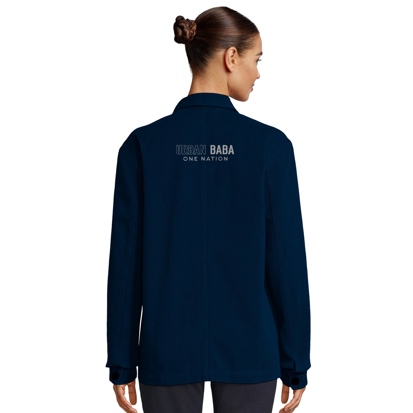 Bio-Jacke mit Stickerei