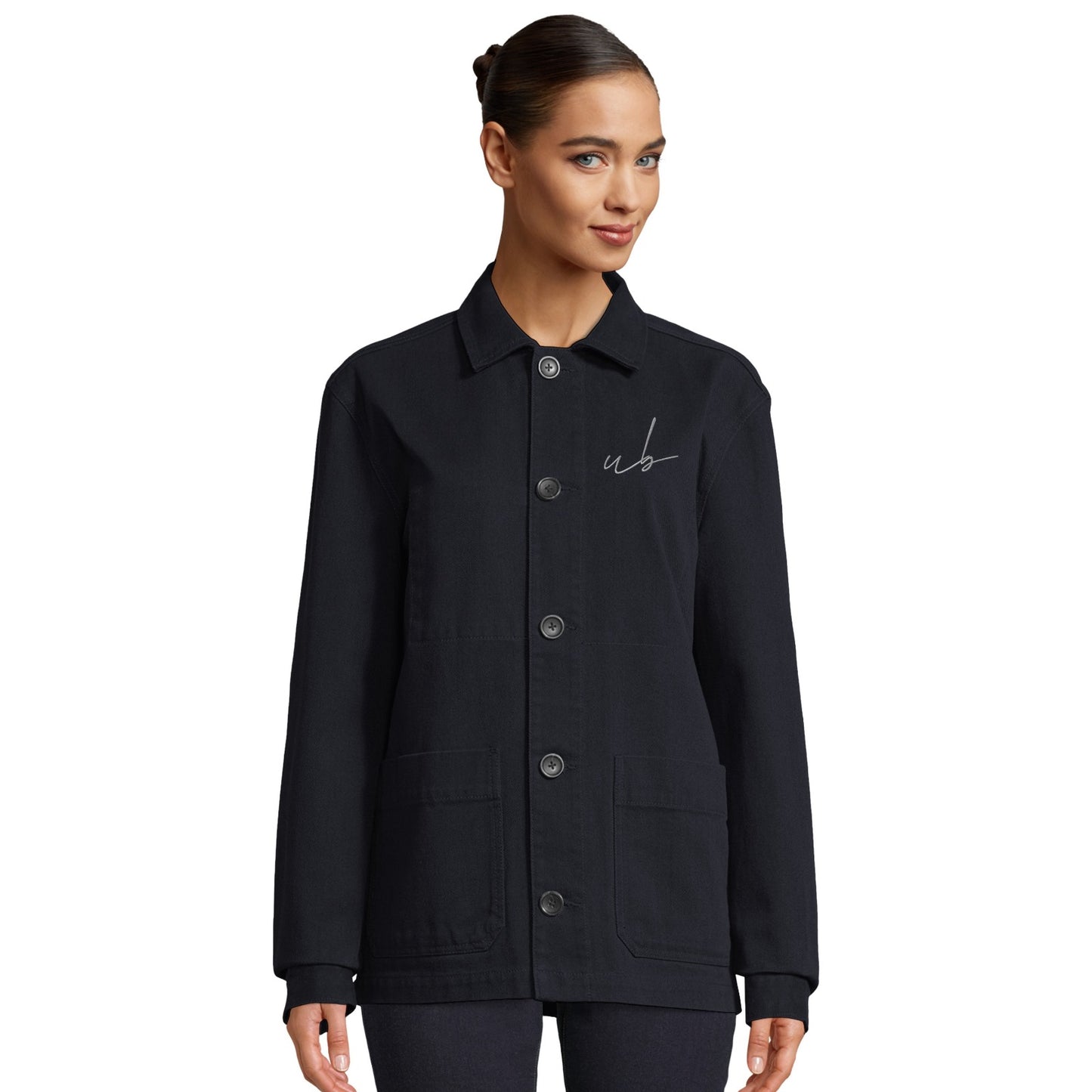 Bio-Jacke mit Stickerei